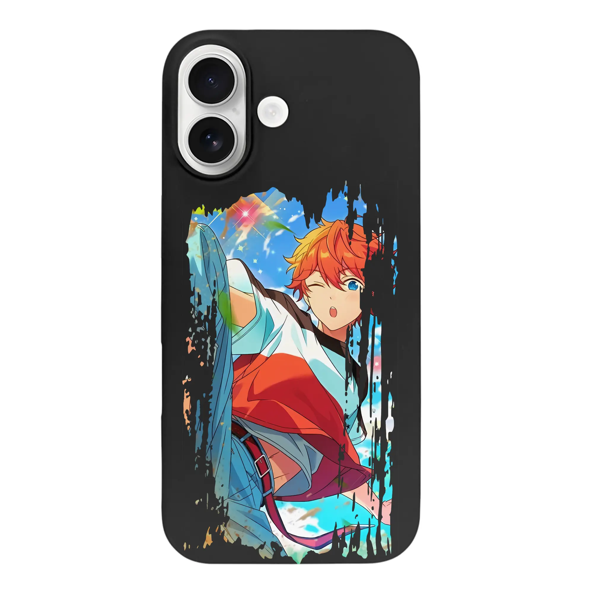 あんさん ぶる グッズ Trickstar 明星スバル - iPhone 17 シリーズ シリコンケース 薄型 耐衝撃 指紋防止 ソフトタッチカバー 精密フィット 傷防止 保護ケース iPhone 17/17 Air/17 Pro/17 Pro Max 対応